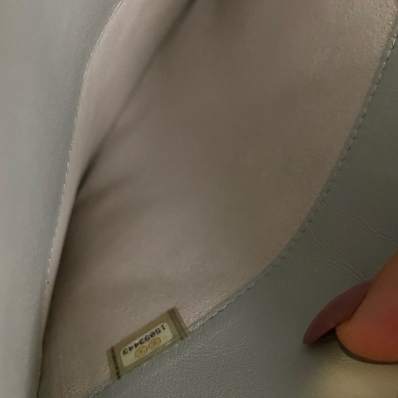 auth Chanel iPad folio case green Verona brilliant - Picture 5 of 5